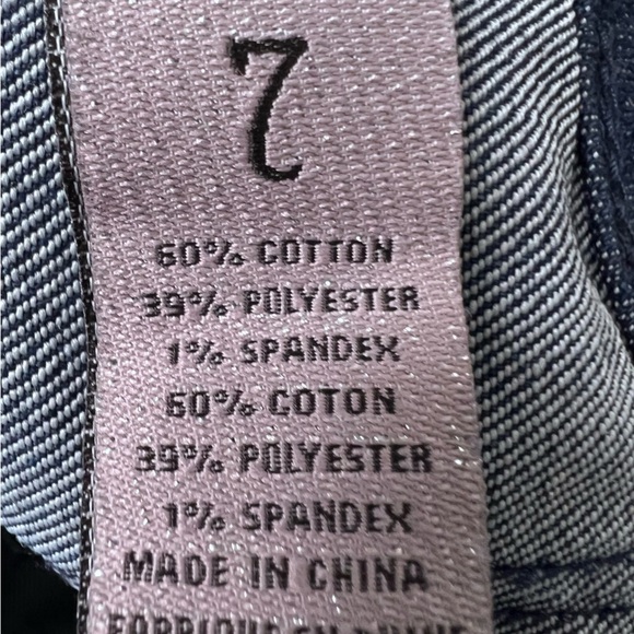 Y2K Almost Famous Distressed Skinny Moto Jeans Size 7 - Picture 12 of 13